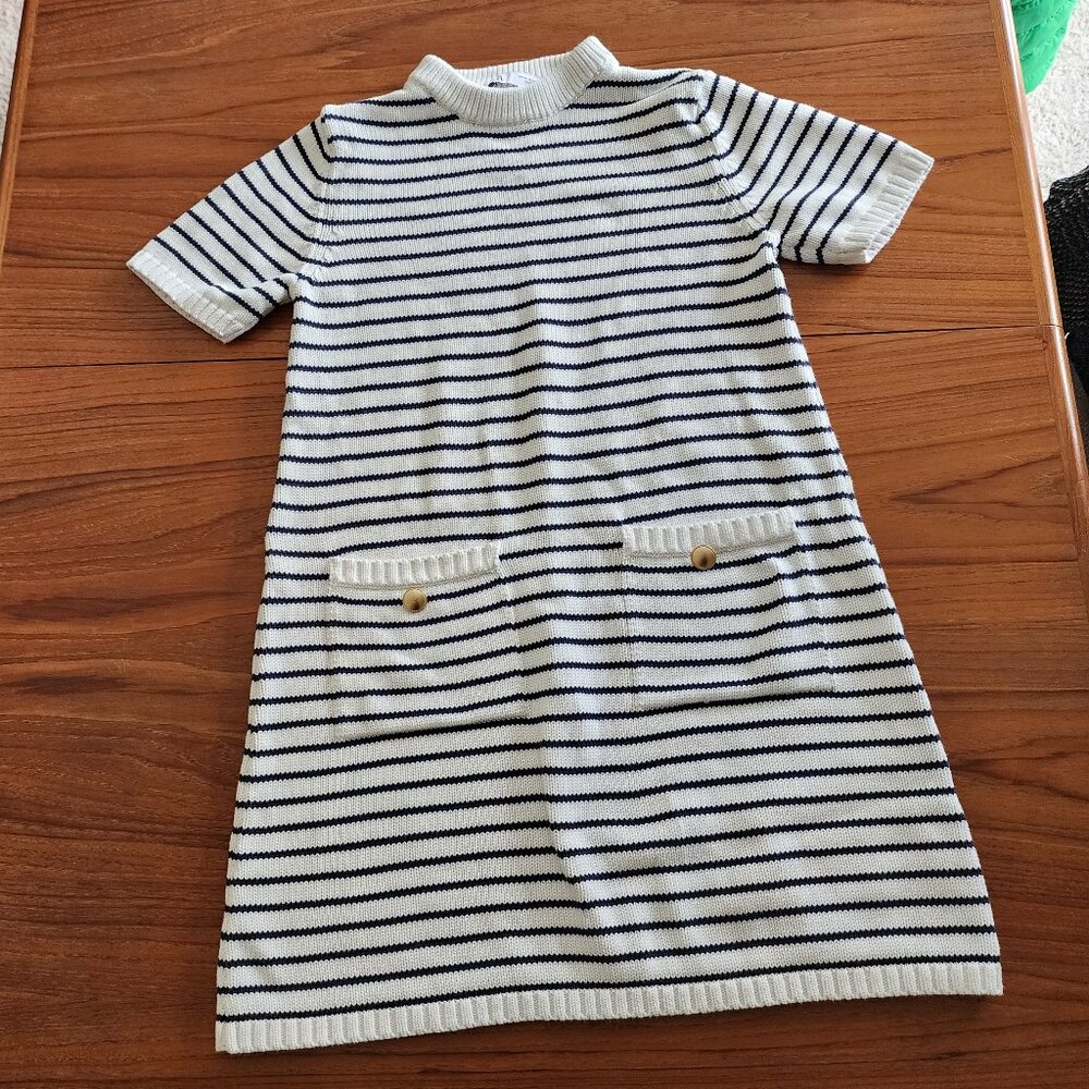 Zara Cotton Knit Dress Size M